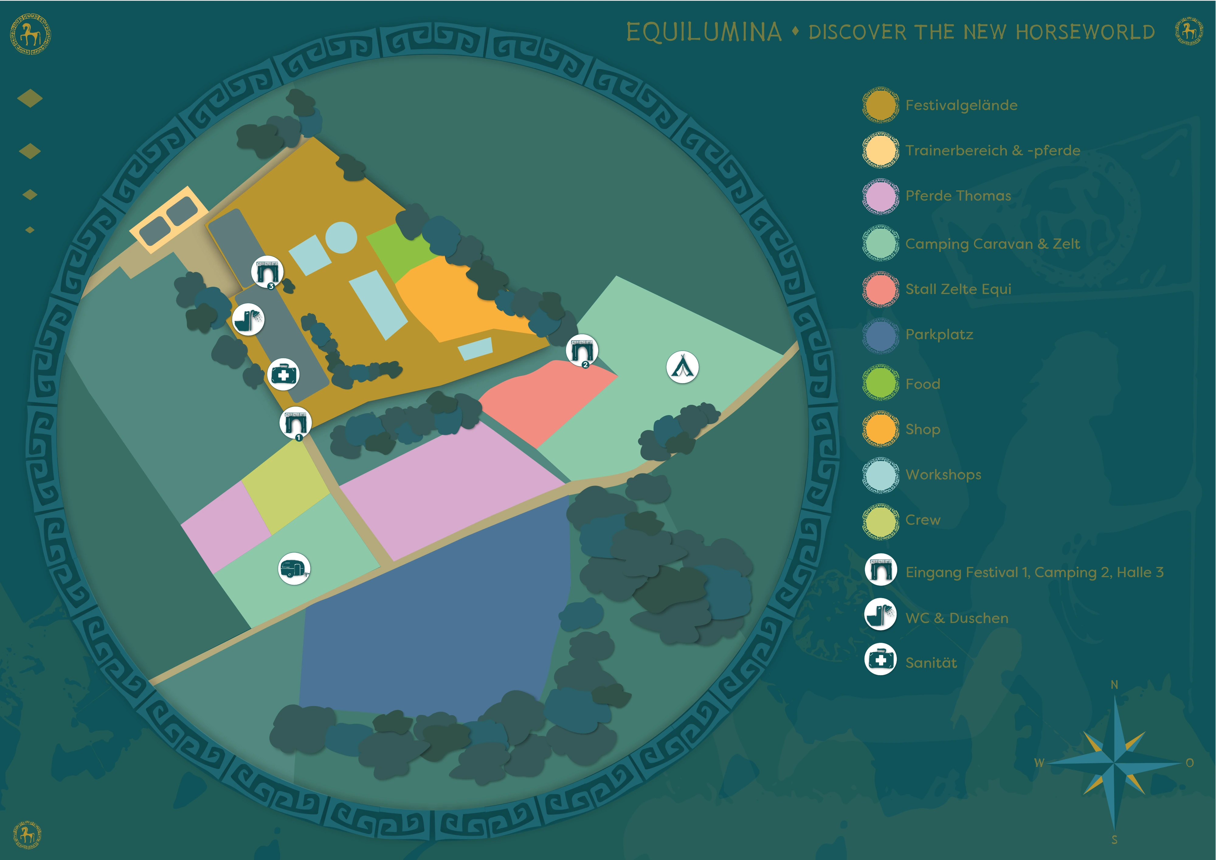 Equilumina Festival Map - Venue layout and facilities