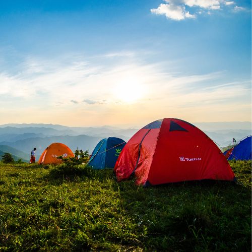 Camping mit eigenem Zelt - Camping option at Equilumina Festival